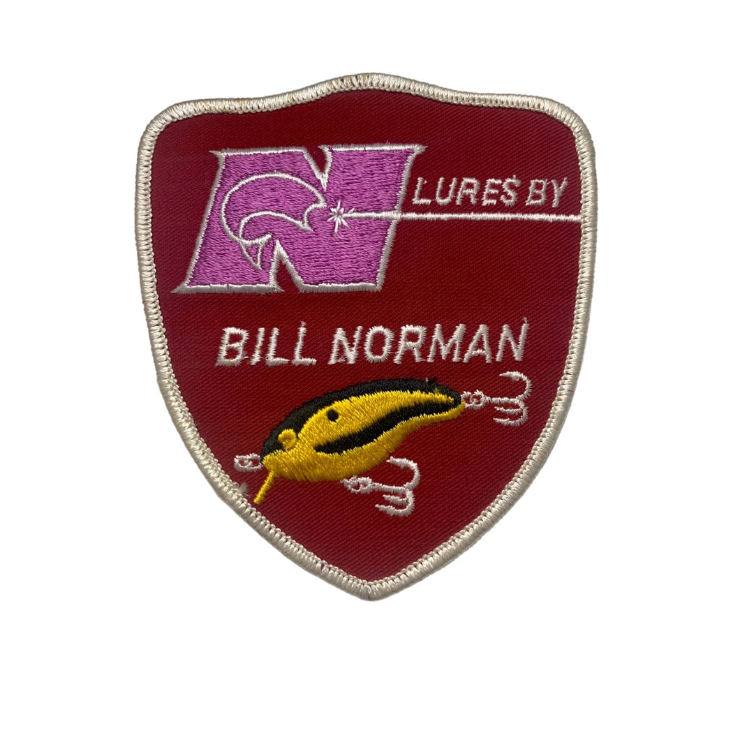 LURES By BILL NORMAN Vintage Patch • Sleeve Size