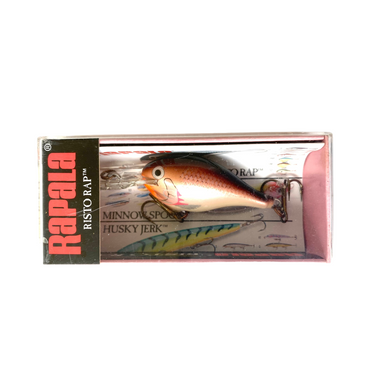 Toad Tackle • ToadTackle.net • ToadTackle.co • ToadTackle.us • Antique Vintage Discontinued Fishing Lures • Ireland • RAPALA Special Production FAT RAP Size 4 Fishing Lure in Original Box • PLUM SHAD