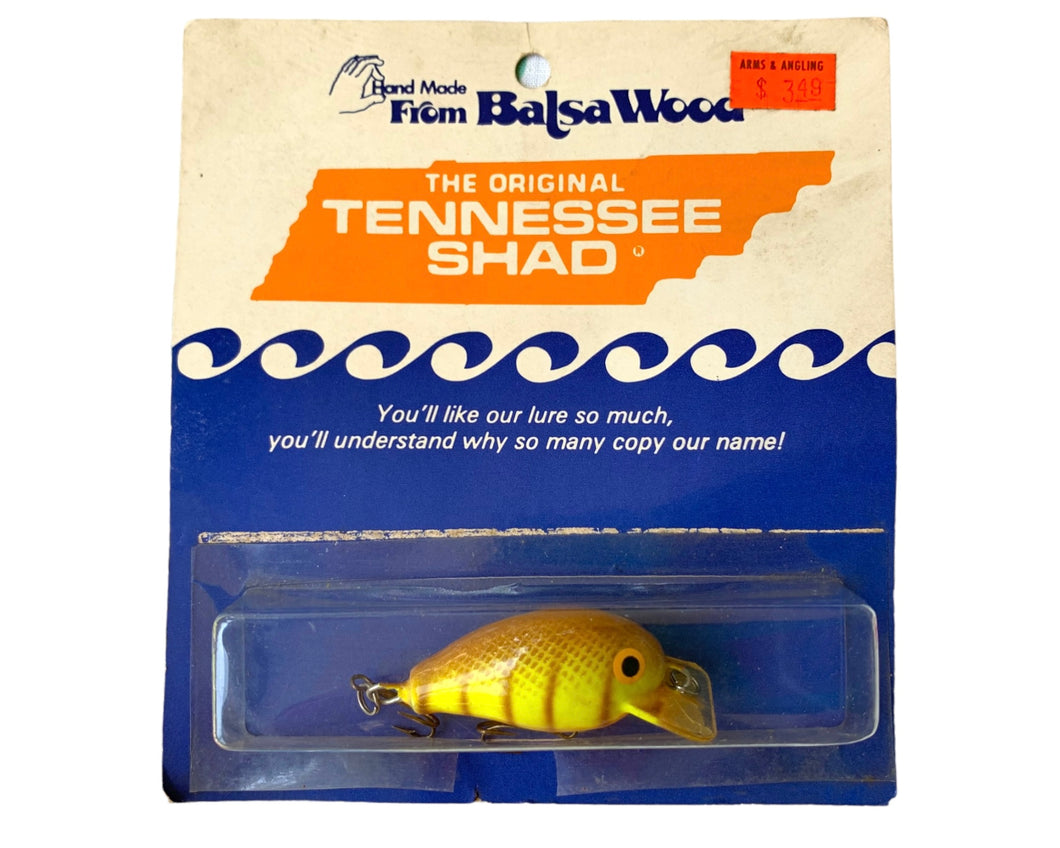 Front Package View of THE ORIGINAL TENNESSEE SHAD BABY SHAD Fishing Lure w/ Square Lip