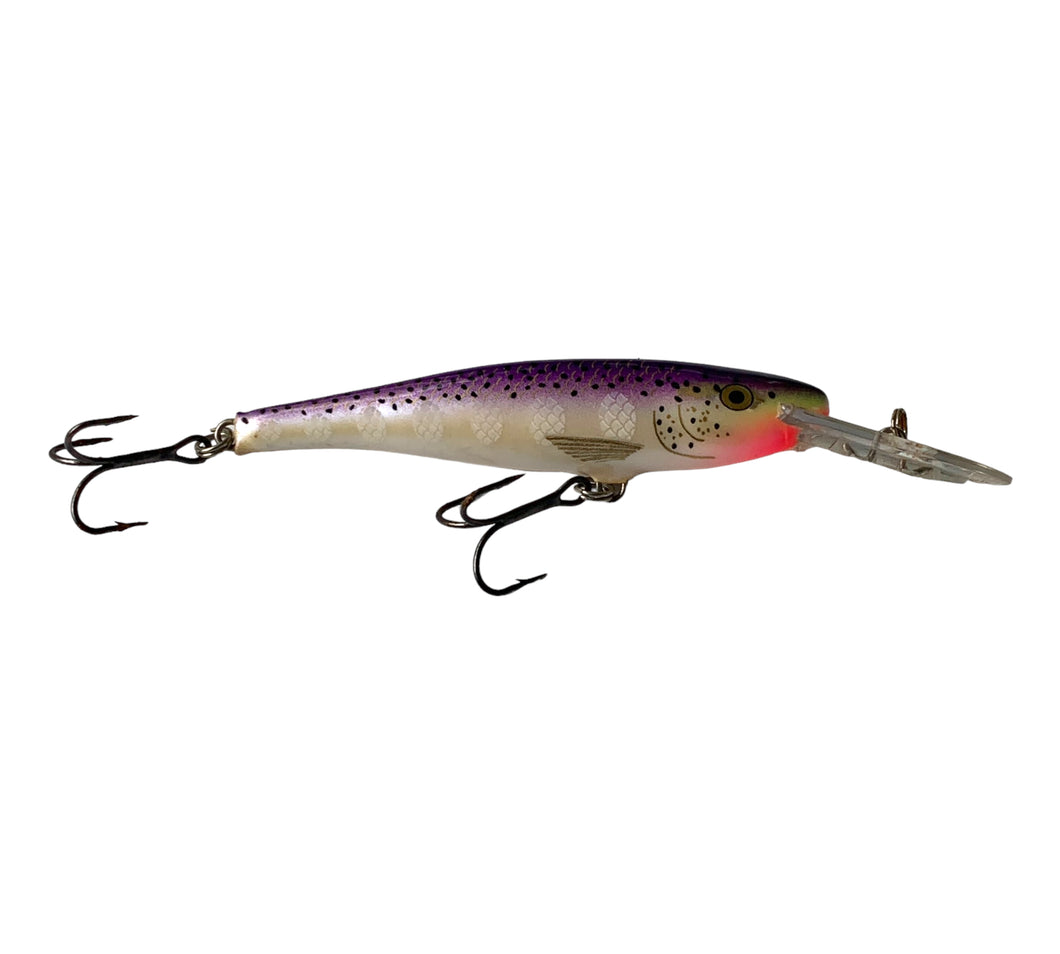 Right Facing View of RAPALA LURES MINNOW RAP Fishing Lure in PURPLE DESCENT