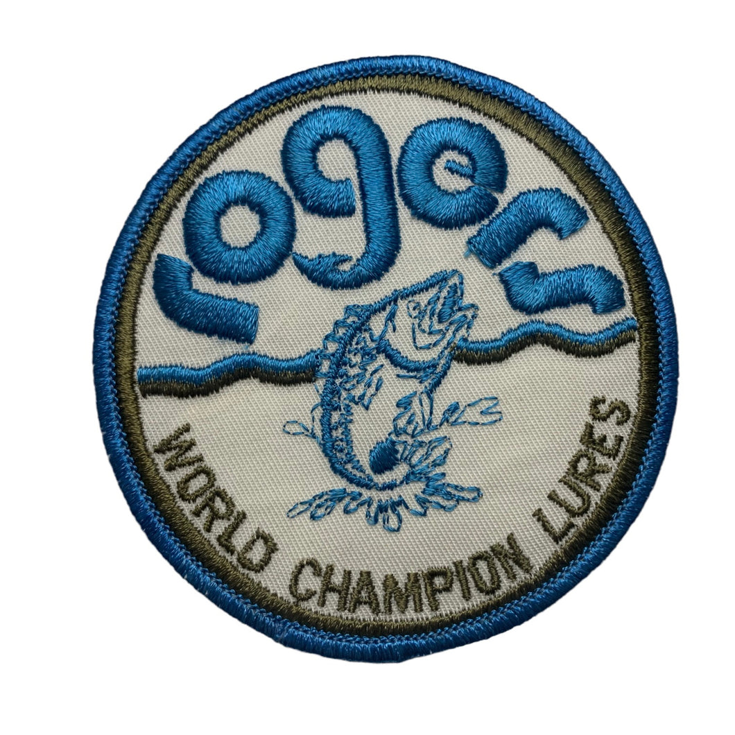 Roger's Sporting Goods • Vintage ROGER WORLD CHAMPION LURES Patch
