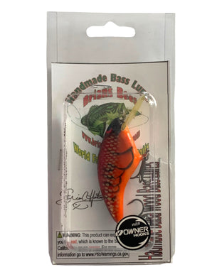 Front of Package View of BRIAN'S BEES CRANKBAITS CAROLINA CRAWLER Fishing Lure in RED CRAW