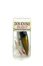 Load image into Gallery viewer, Dan Iovino SPLASH IT DI TOPWATER PERFECTION Popper Fishing Lure • A-14 BLACK/GOLD
