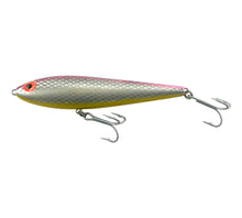 Load image into Gallery viewer, Left Facing View of STORM LURES ThunderMac Fishing Lure in SILVER, PINK BACK, YELLOW BELLY. For Sale at Toad Tackle.
