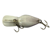 Cargar imagen en el visor de la galería, Belly View with Lip Stamp of Original WEE WART Fishing Lure in PURPLE SCALE
