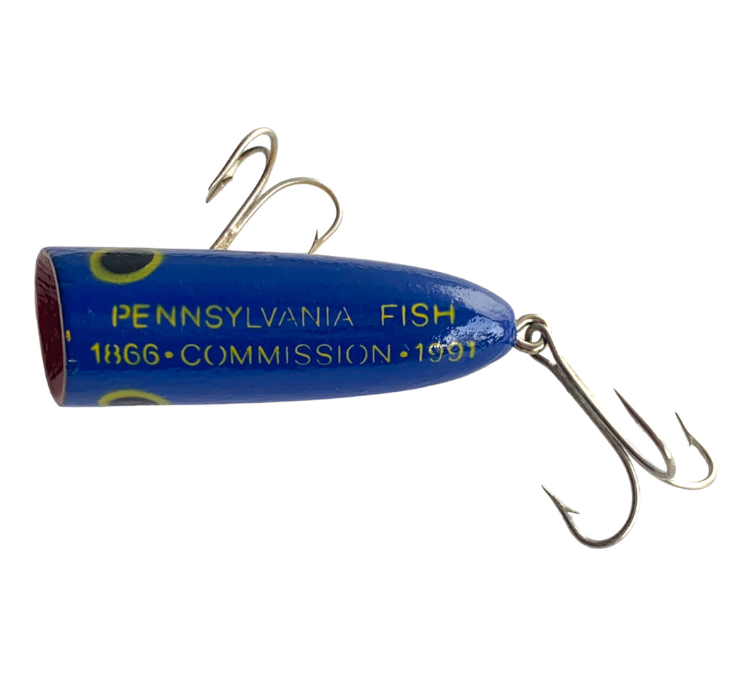 Stencil View of PENNSYLVANIA FISH COMMISSION Fishing Lure • 1866-1991 Commemorative Bait