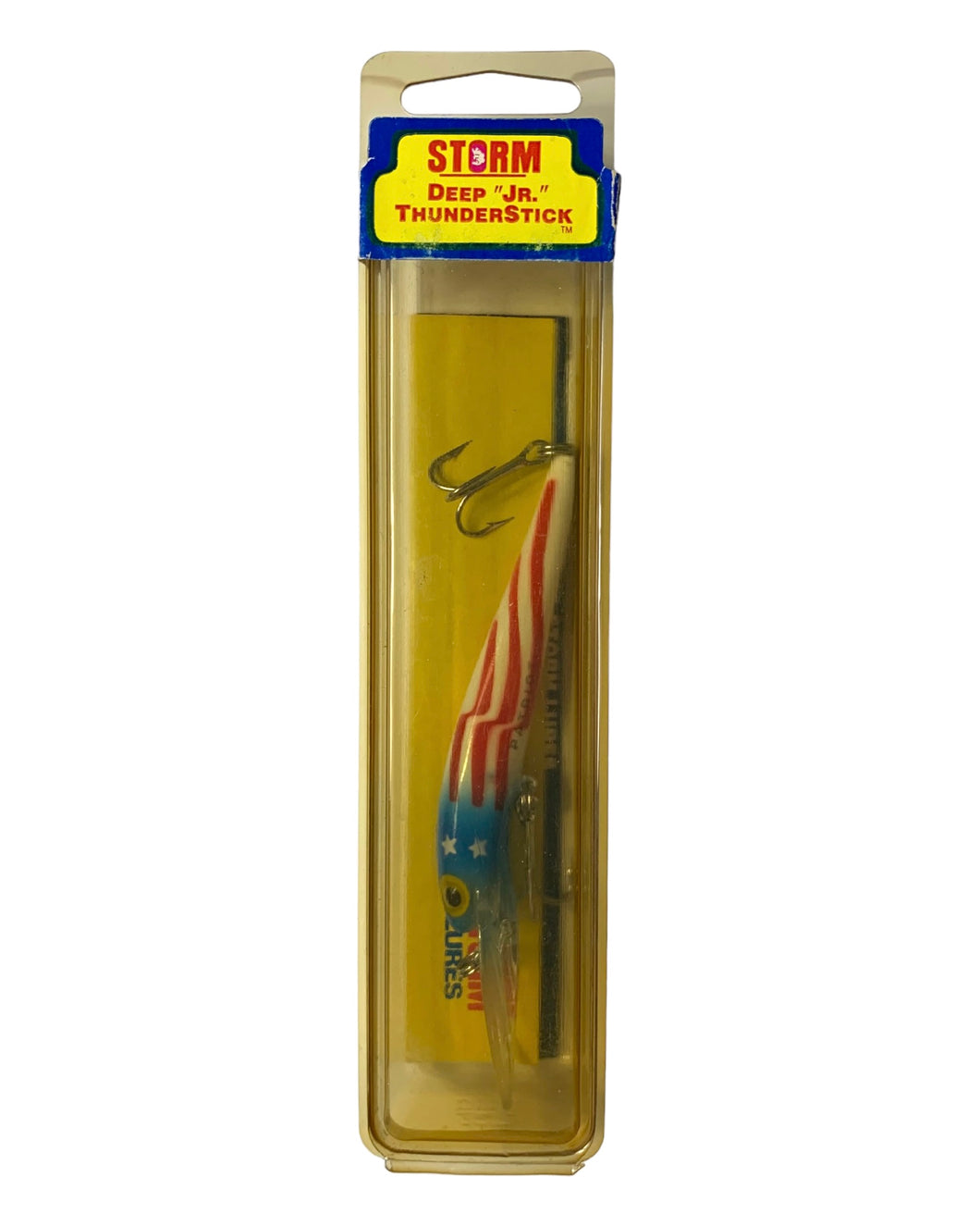 Front Package View of USA • STORM LURES Deep Jr Thunderstick Fishing Lures in PATRIOT STORM LURES Deep Junior Thunderstick Fishing Lures in PATRIOT. USA Flag Bait.