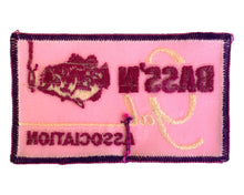 Load image into Gallery viewer, Back View of BASS&#39;N GAL ASSOCIATION Collector Patch • PINK BASS
