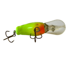 Load image into Gallery viewer, Belly View of  BANDIT LURES 1100 SERIES Fishing Lure in CHARTREUSE BLACK STRIPE. For Sale Online at Toad Tackle.
