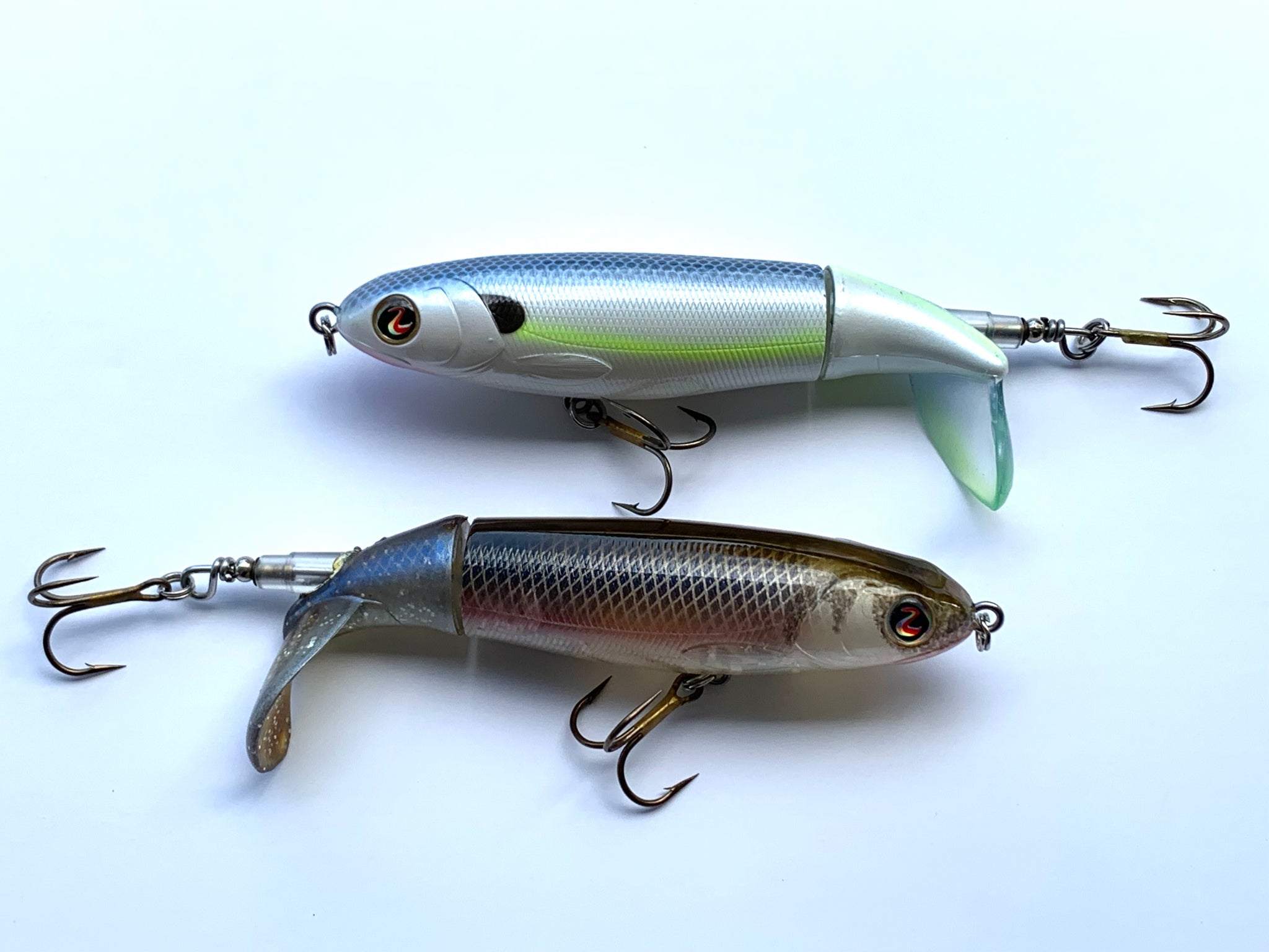 Lot of 2 RIVER2SEA WHOPPER PLOPPER 130 F Fishing Lures • I KNOW