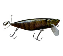 Load image into Gallery viewer, Right Facing View of VAGABOND DOVELMAN Fishing Lure in YELLOW AROWANA
