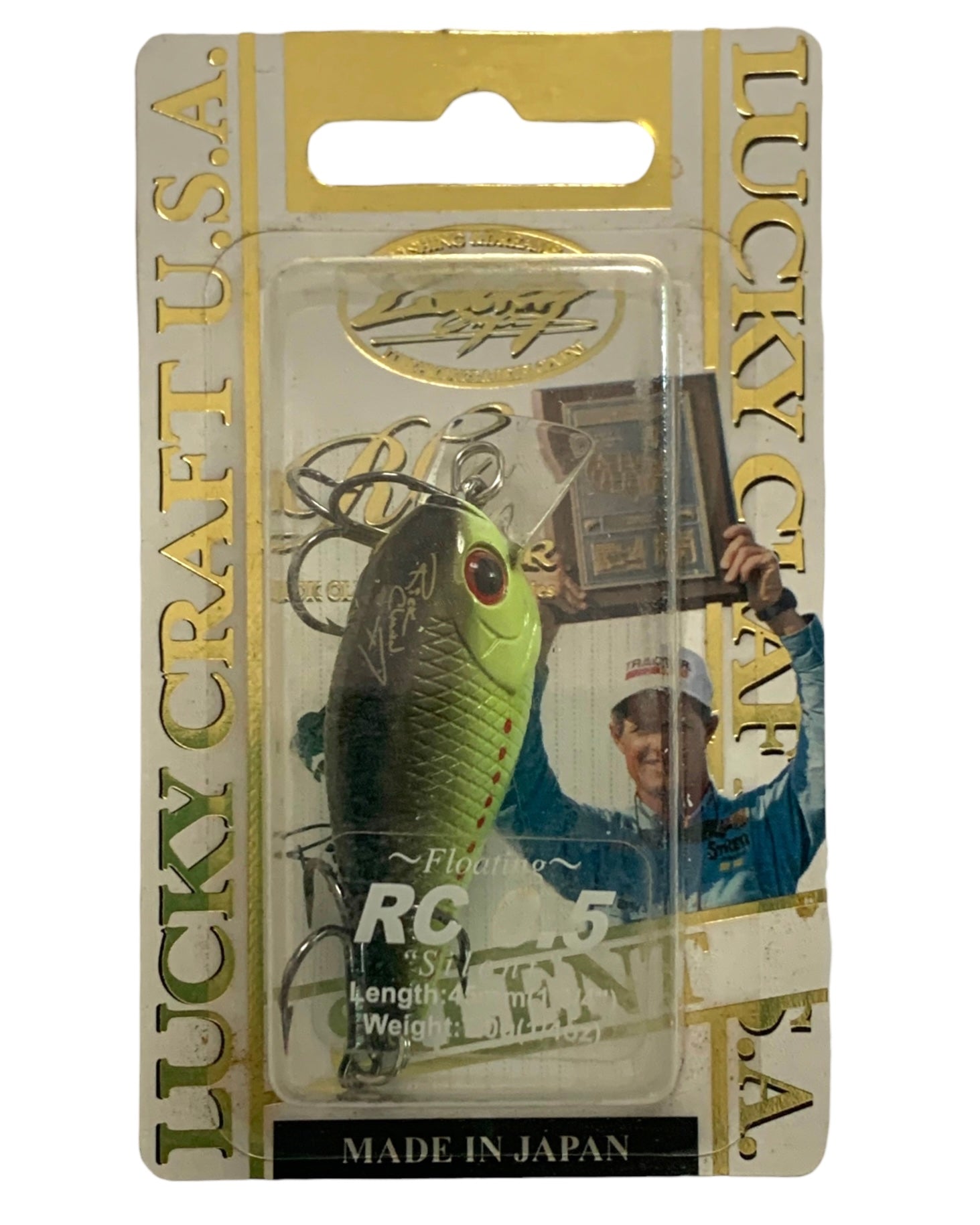 LUCKY CRAFT RC 0.5 CRANK Silent Fishing Lure • CHART PERCH – Toad Tackle
