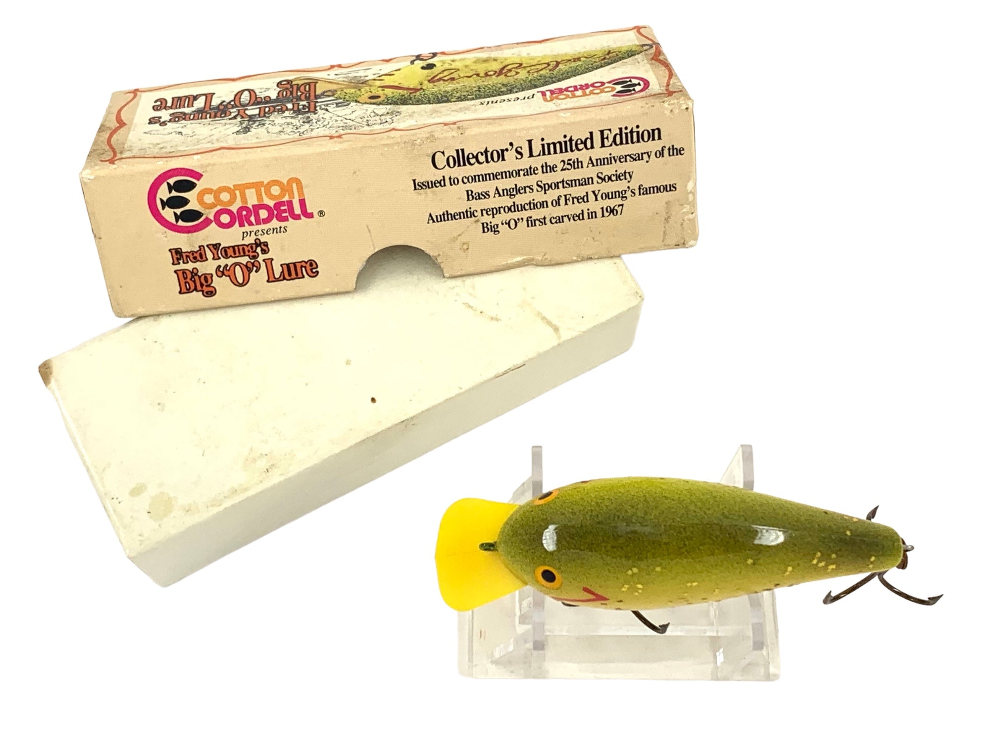 CORDELL Fred Young's BIG O Fishing LURE • 25th Anniversary – Toad Tackle