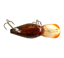 Load image into Gallery viewer, Top or Back View of STORM LURES SUSPENDING WIGGLE WART Fishing Lure in NATURISTIC BROWN CRAYFISH (Lip Stamped)
