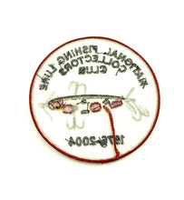 Load image into Gallery viewer, NFLCC HEDDON 100 STRAWBERRY Fishing Lure Collector&#39;s Patch 1976-2004
