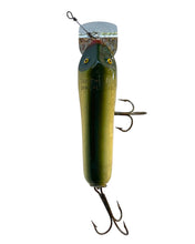 Load image into Gallery viewer, Stencil Mark View of Antique SOUTH BEND BAIT COMPANY DIVE-ORENO Fishing Lure. For Sale at Toad Tackle.

