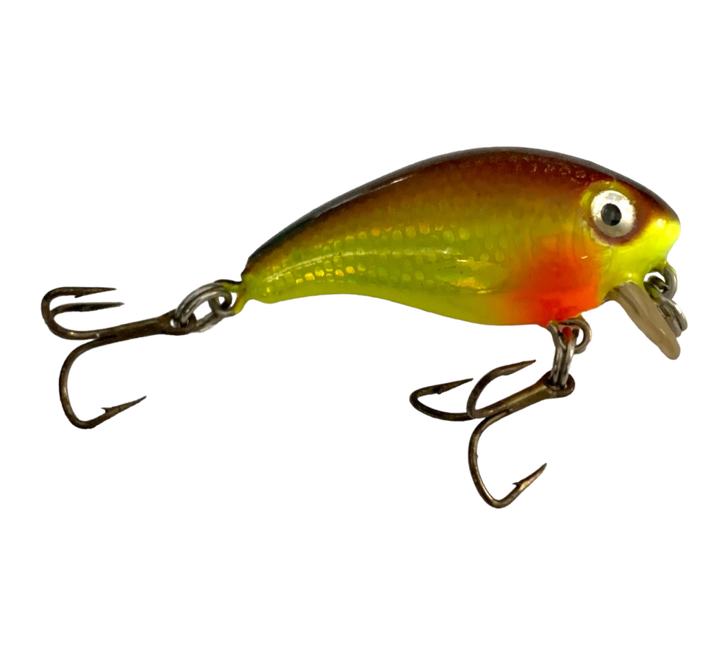 Mann's Bait Company TINY S 1- (1 minus) Fishing Lure HOLOGRAPHIC • CHARTREUSE BROWN