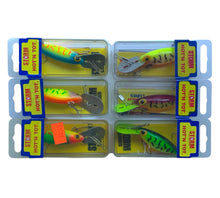 Charger l&#39;image dans la galerie, STORM &quot;H Series&quot; Hot&#39;N Tot Fishing Lures in a Variety of Squiggle/Tiger Varieties. Available at Toad Tackle.
