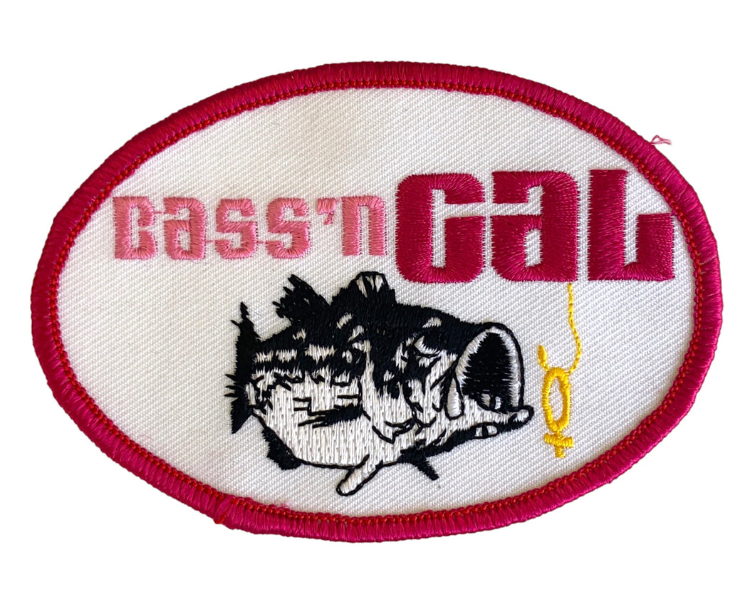 Front of BASS'N GAL ASSOCIATION Collector Patch • PINK BASS