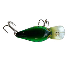 Load image into Gallery viewer, Top View of STORM SUSPENDING WIGGLE WART Fishing Lure with Belly Stamp in HOT TIGER
