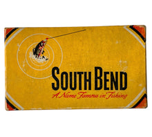 Load image into Gallery viewer, Top of Box View of SOUTH BEND TEAS-ORENO Fishing Lure w/ Original Box in 936 RH RED HEAD. For Sale at Toad Tackle.
