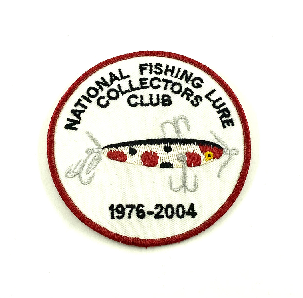 NFLCC HEDDON 100 STRAWBERRY Fishing Lure Collector's Patch 1976-2004