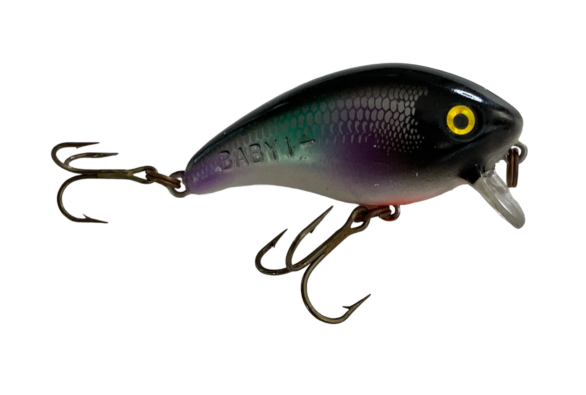 DOUBLE STAMPED • Vintage Mann's Bait Company Baby 1- (One Minus) Fishi –  Toad Tackle