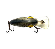 Lade das Bild in den Galerie-Viewer, Top View of Vintage Heddon Popeye Hedd Hunter Fishing Lure in NATURAL SHAD
