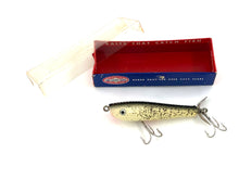 Charger l&#39;image dans la galerie, SHAKESPEARE SPECIAL Vintage Topwater Fishing Lure with Original Vintage Box in SILVER FLASH
