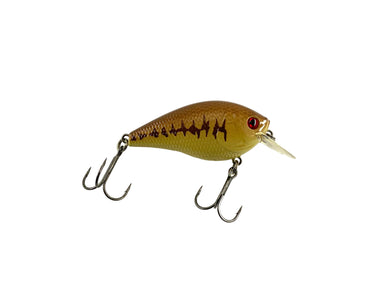 Right Facing View of Xcalibur XCS 100 Crankbait Fishing Lure in BROWNIE