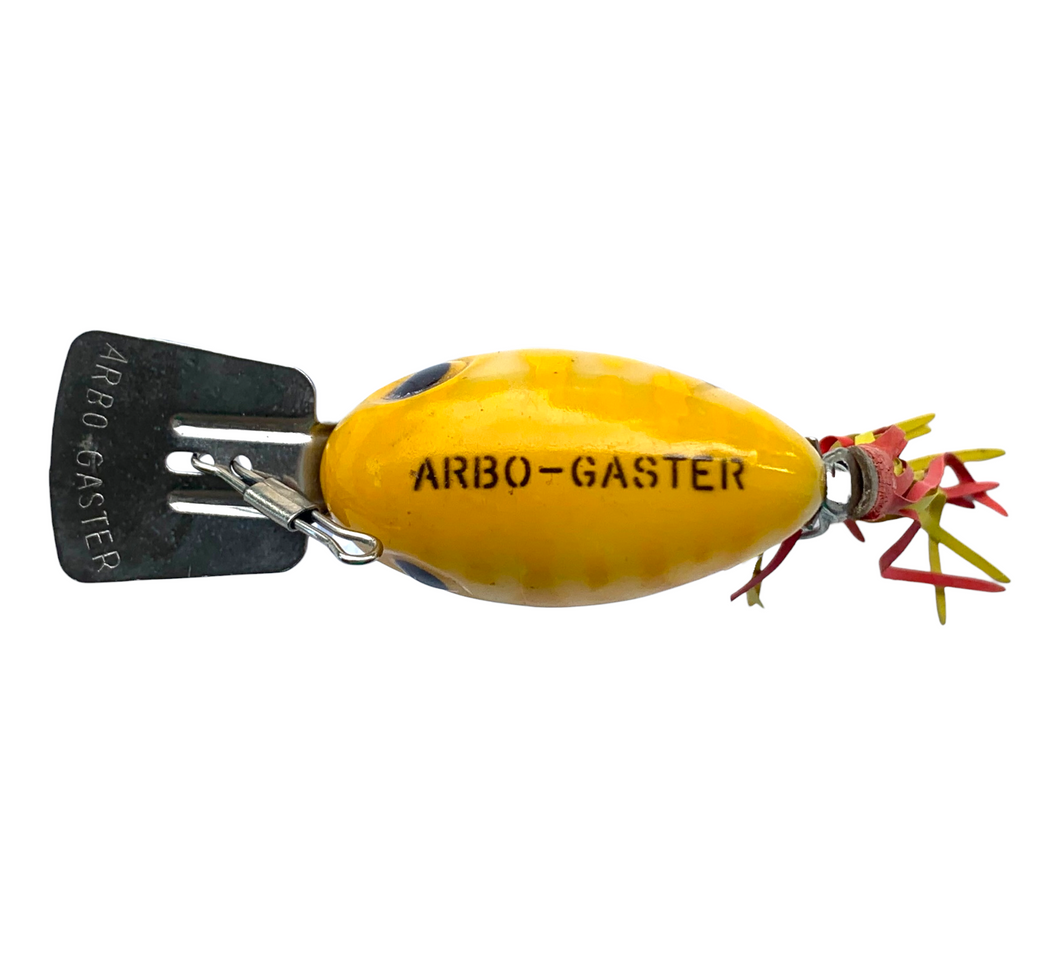 Antique Fred Arbogast 5/8 oz ARBO-GASTER Fishing Lure • LUMINOUS YELLOW COACHDOG
