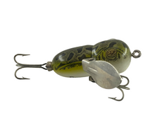 Load image into Gallery viewer, Toad Tackle • ToadTackle.net • ToadTackle.co • ToadTackle.us • Vintage Antique Discontinued Fishing Lures • Vintage Heddon Tiny Crazy Crawler Fishing Lure • Natural Frog
