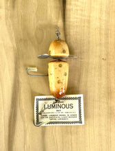 Load image into Gallery viewer, Antique PFLUEGER LUMINOUS BABY GLOBE Fishing Lure with Tag

