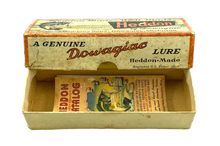Load image into Gallery viewer, TEDDY BEAR GLASS EYES • HEDDON-DOWAGIAC KING BASSER Fishing Lure w/ ORIGINAL BOX • 8559PBH BLUE HERRING
