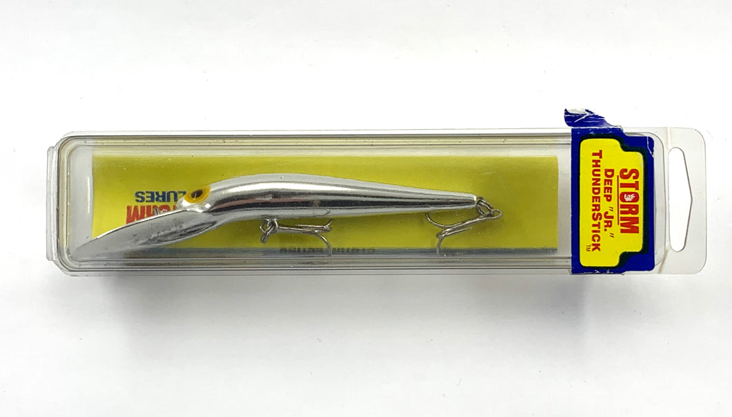 STORM Special Production Color Deep Jr. Thunderstick  Fishing Lure • DJ-SP#33 • NAKED METALLIC SILVER or SOLID CHROME