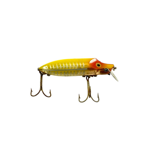 Right Facing View of GARCIA ABU HI-LO Fishing Lure with Vintage Graphics Original Box