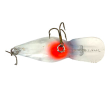Load image into Gallery viewer, Belly View of STORM LURES WIGGLE WART Fishing Lure in PEARL, BLUE BACK, RED THROAT. Available at Toad Tackle.
