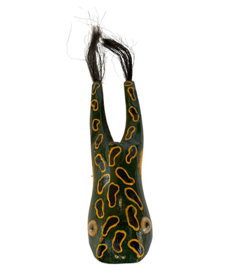 Top View of DULUTH FISHING DECOY by JIM PERKINS of MN. DFD SPEARING DECOYS: HAIR FROG