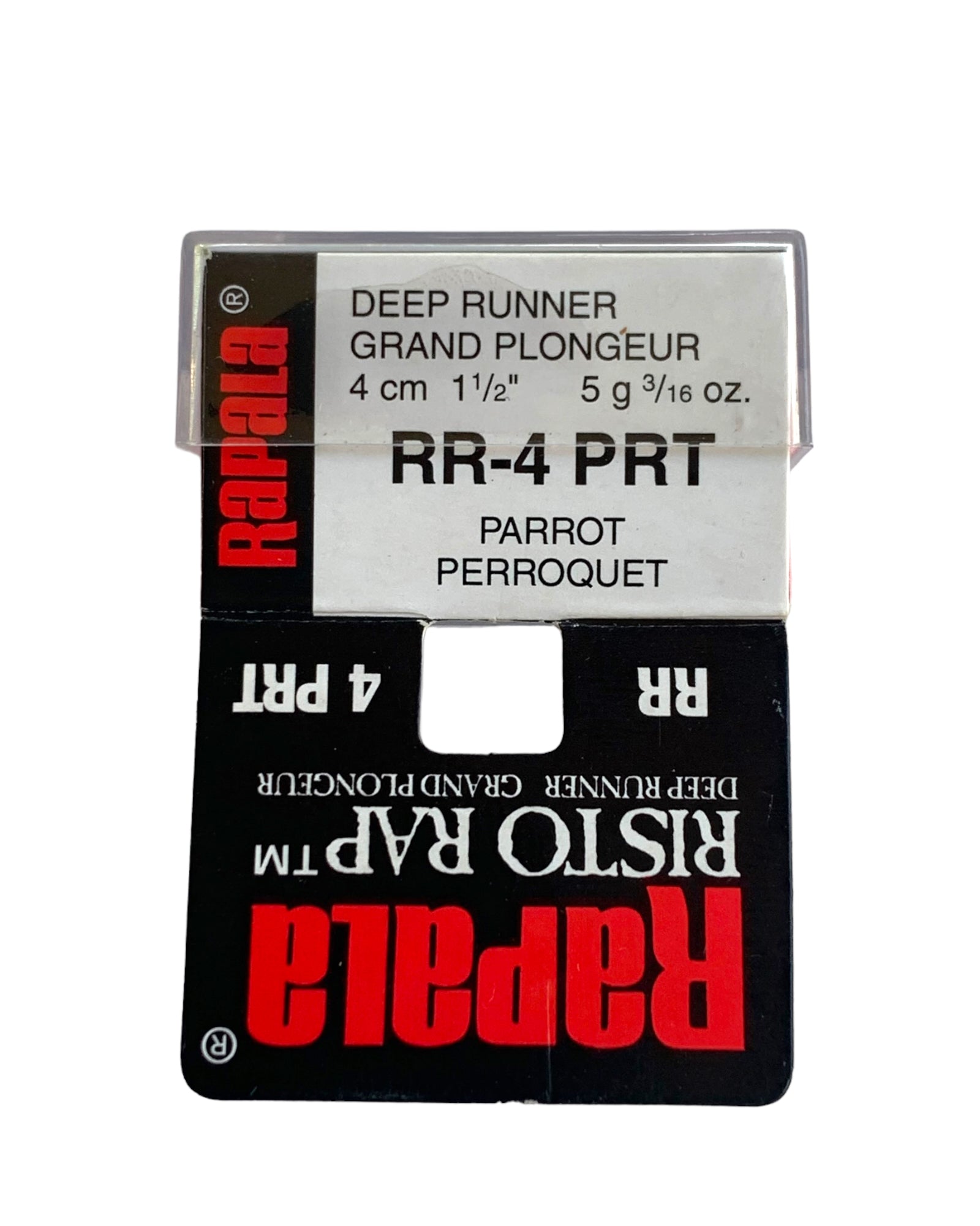 Ireland • RAPALA RISTO RAP 4 Fishing Lure • RR-4 PRT PARROT – Toad