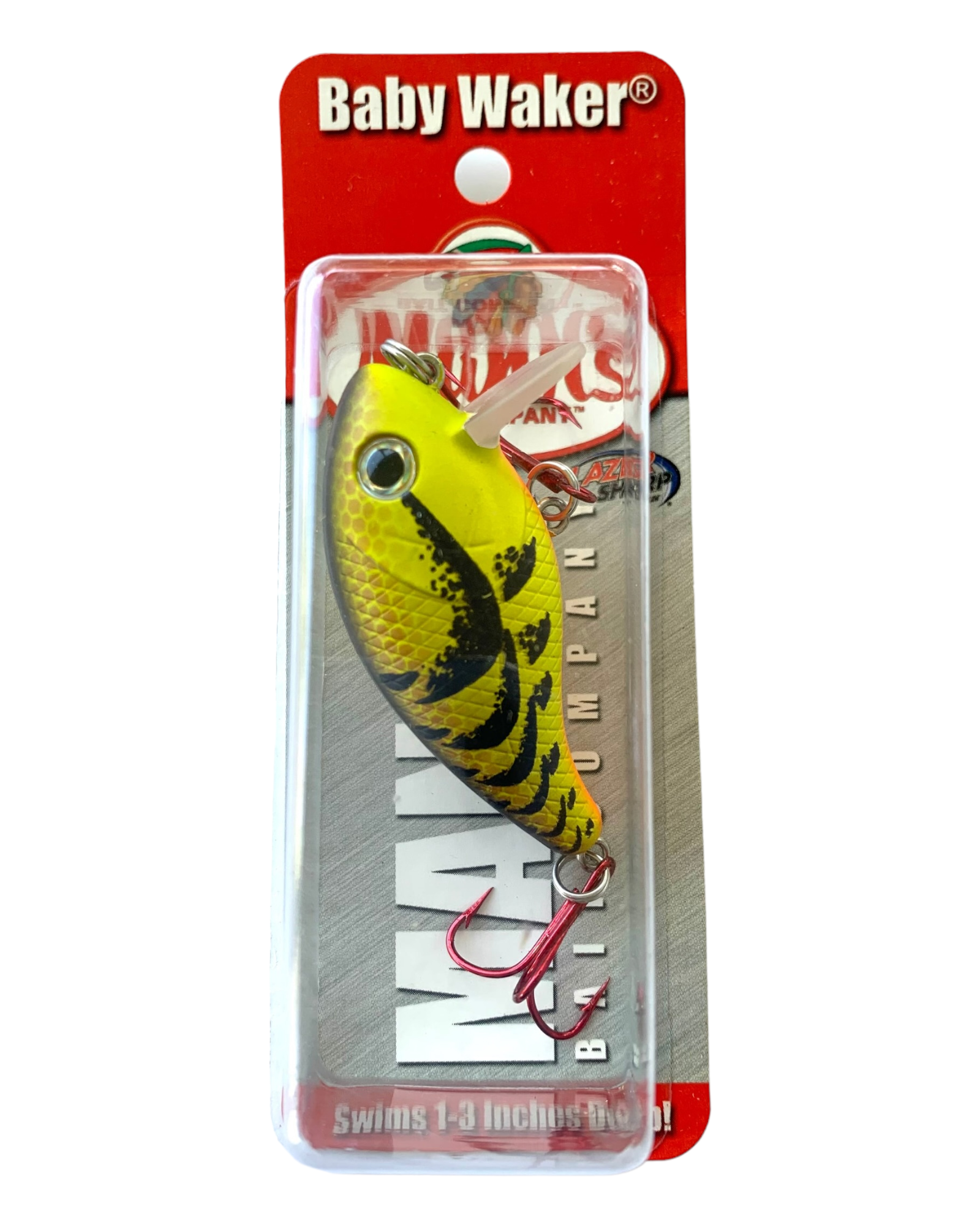Mann's Bait Company BABY WAKER Fishing Lure • WINTER CRAW – Toad