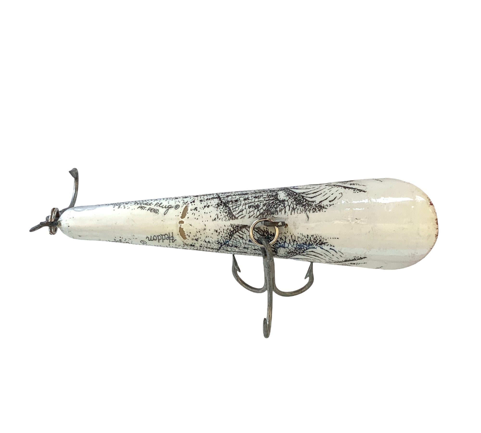 HEDDON MAGNUM TORPEDO Vintage Fishing Lure • NATURAL FROG – Toad