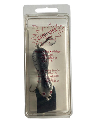  Handmade Musky, Bass, Walleye Fishing Lure From The Little Nellie Bait Company in PEARL GREY. Available at Toad Tackle.