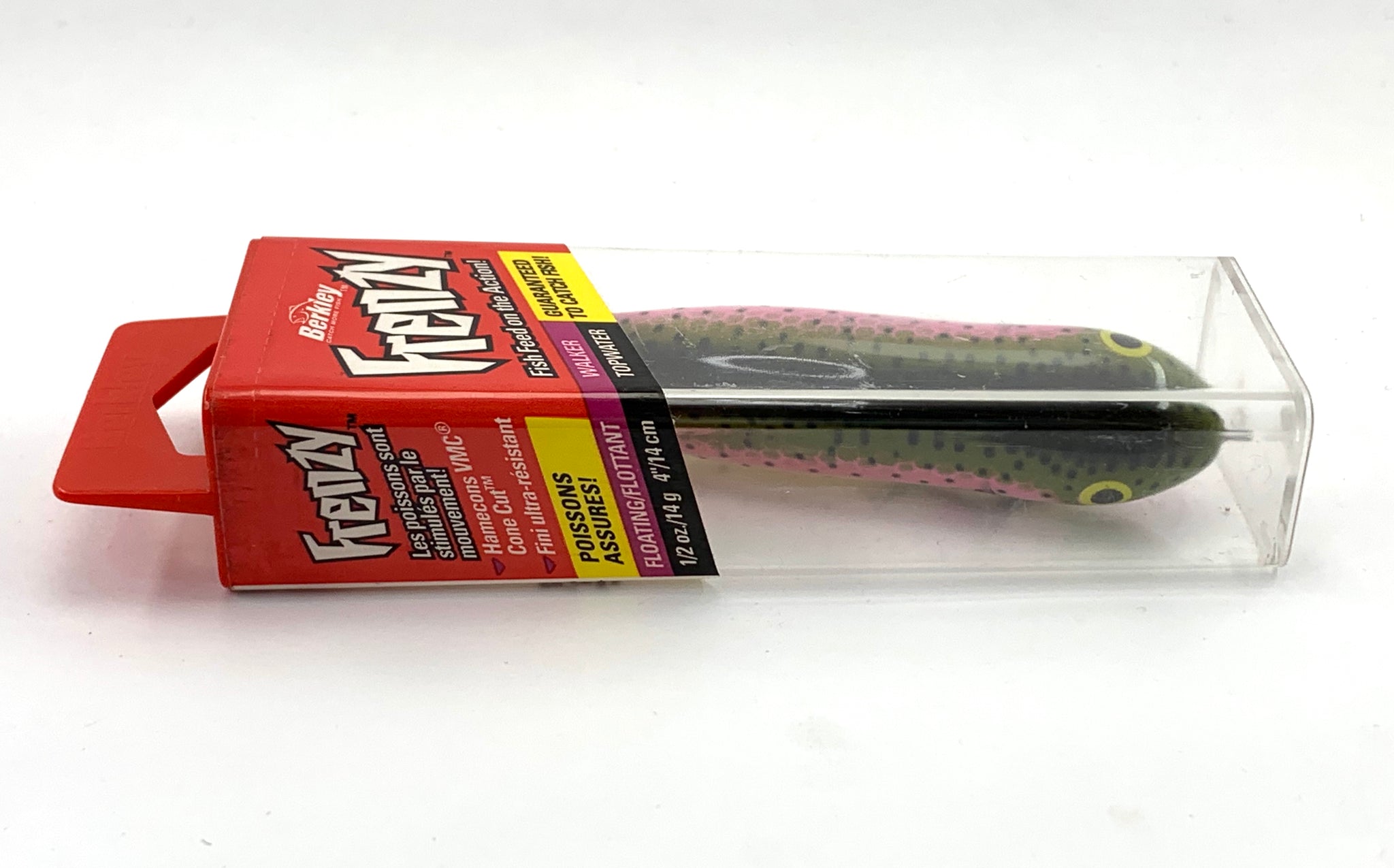 Berkley FRENZY Topwater FWK4-RBT Fishing Lure — RAINBOW TROUT – Toad Tackle