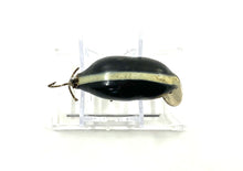 Load image into Gallery viewer, Skunk Stripe Back View FAMOUS LAYFIELD LURES Fishing Lure from The Sunny Brook Lure Company in BLACK with WHITE DOTS
