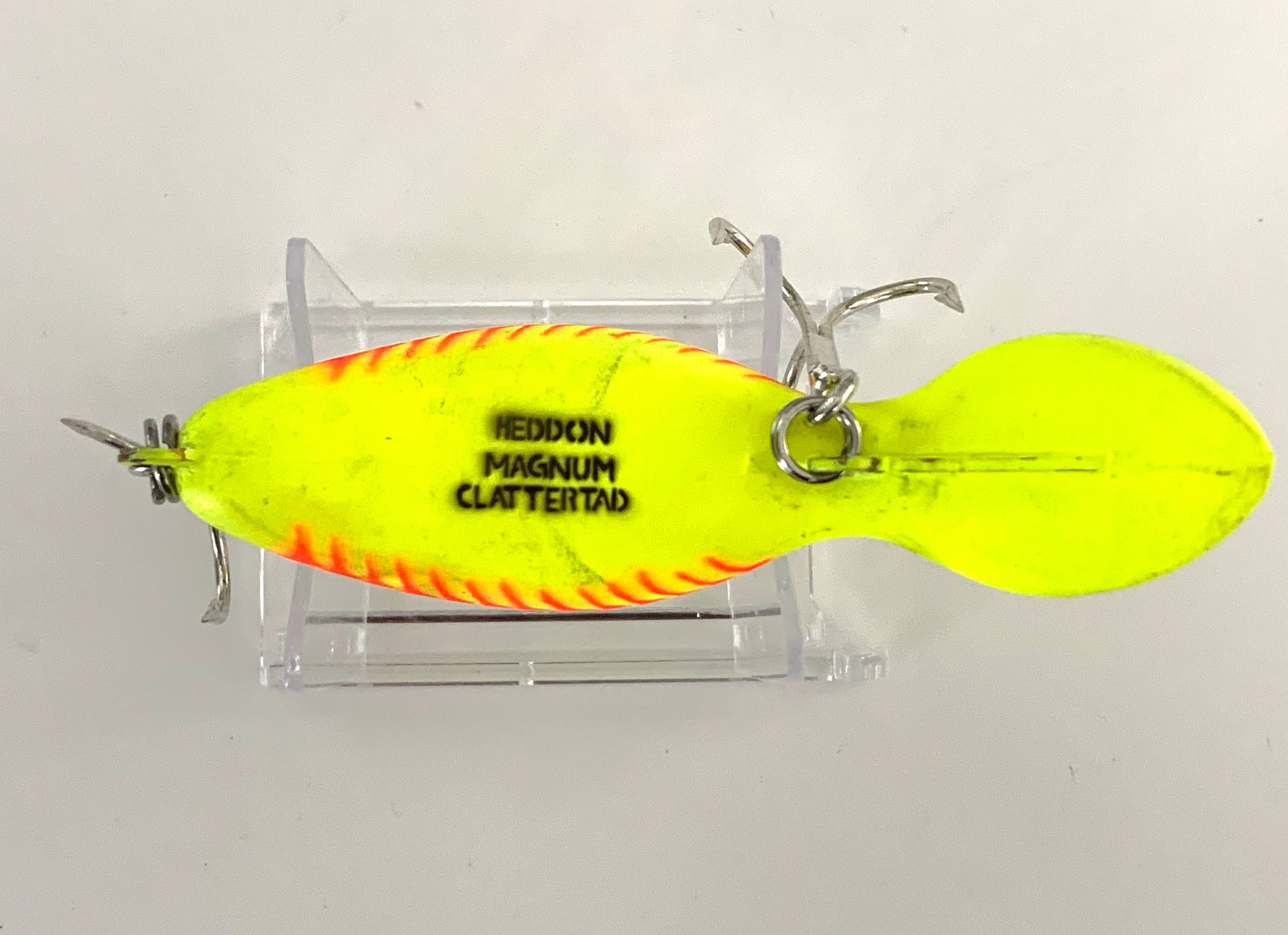 HEDDON MAGNUM TADPOLLY Vintage Fishing Lure • YFO YELLOW FLUORESCENT R –  Toad Tackle