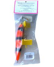 Load image into Gallery viewer, UPC Code View of GAPEN Company WALK-N-LIZARD Wood Musky Sized Fishing Lure in PATTERN YELLOW PERCH
