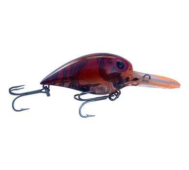Right Facing View of STORM LURES MAGNUM WIGGLE WART Fishing Lure in PHANTOM BROWN CRAYFISH