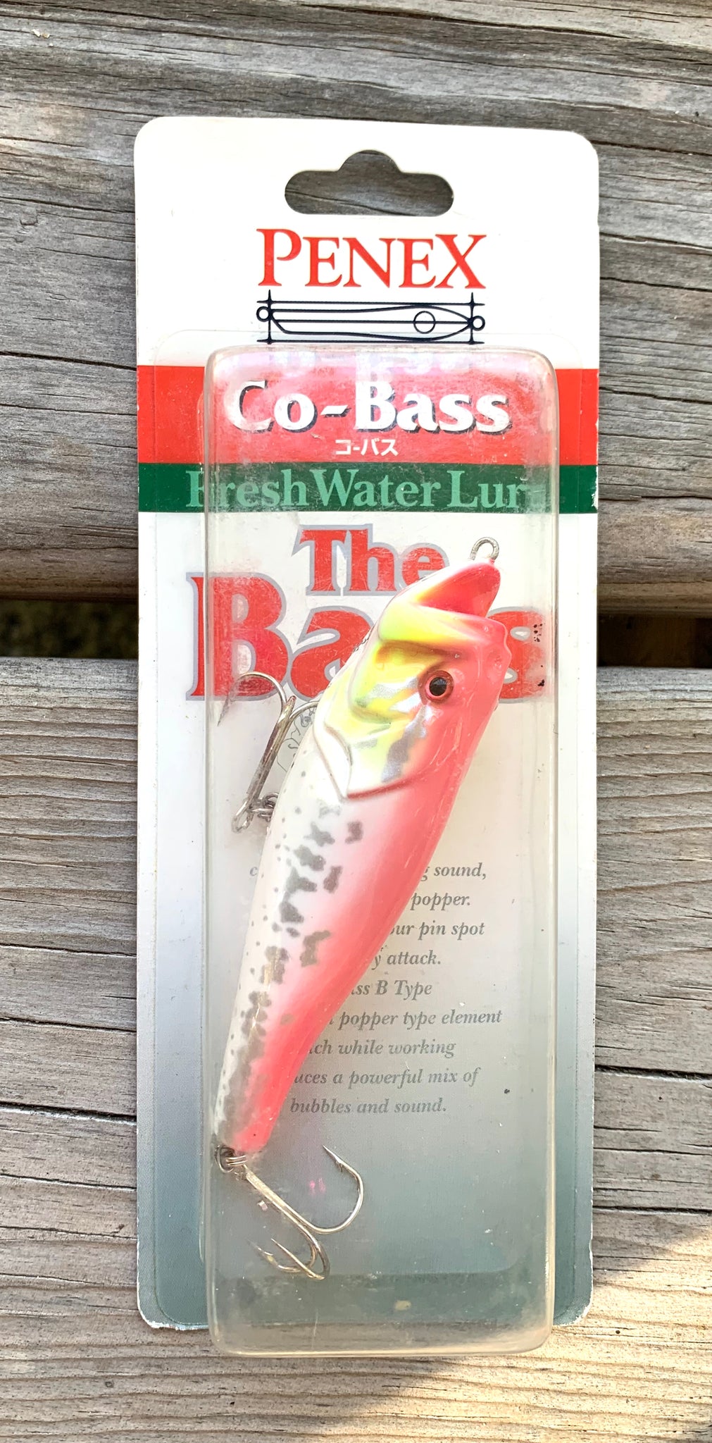 Penex Co Bass Type B Freshwater Fishing Lure • QUEEN FLAKE – Toad