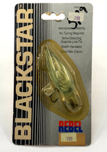 Lade das Bild in den Galerie-Viewer, Front Package View of Rebel Lures BLACKSTAR Fishing Lure in BLUE
