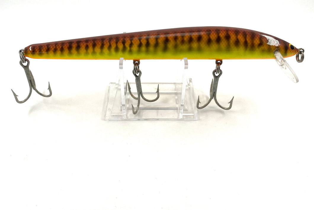 Vintage 7” BAGLEY BANG O Fishing Lure • DC9 DARK CRAYFISH on CHARTREUSE